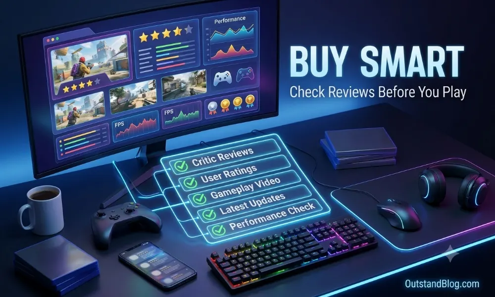 Game review checklist before buying a new game